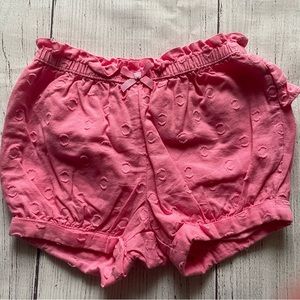 Gymboree Tiny Tropics Pink Bubble Shorts Size 6-12 months